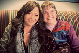 Sister Susan McDonald and Lara Price